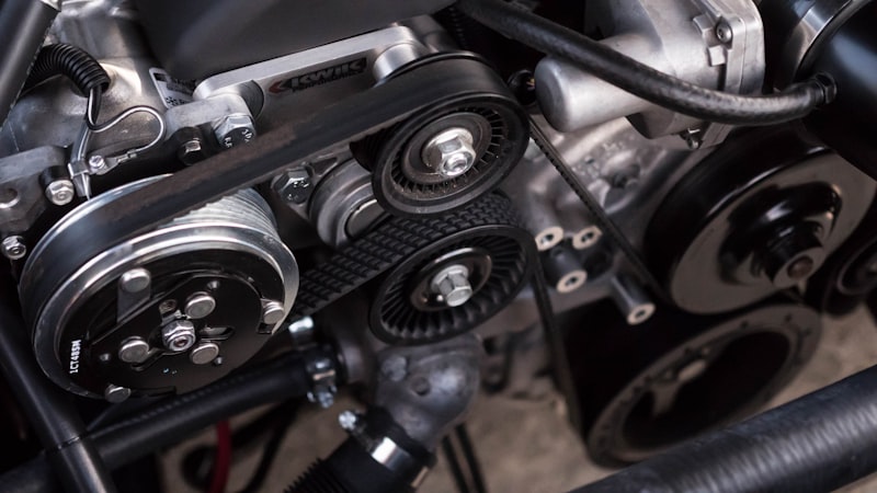 Car engine bay